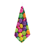 Colorful Chocolate Candy Print Hand Towel