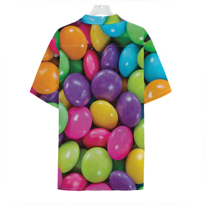Colorful Chocolate Candy Print Hawaiian Shirt