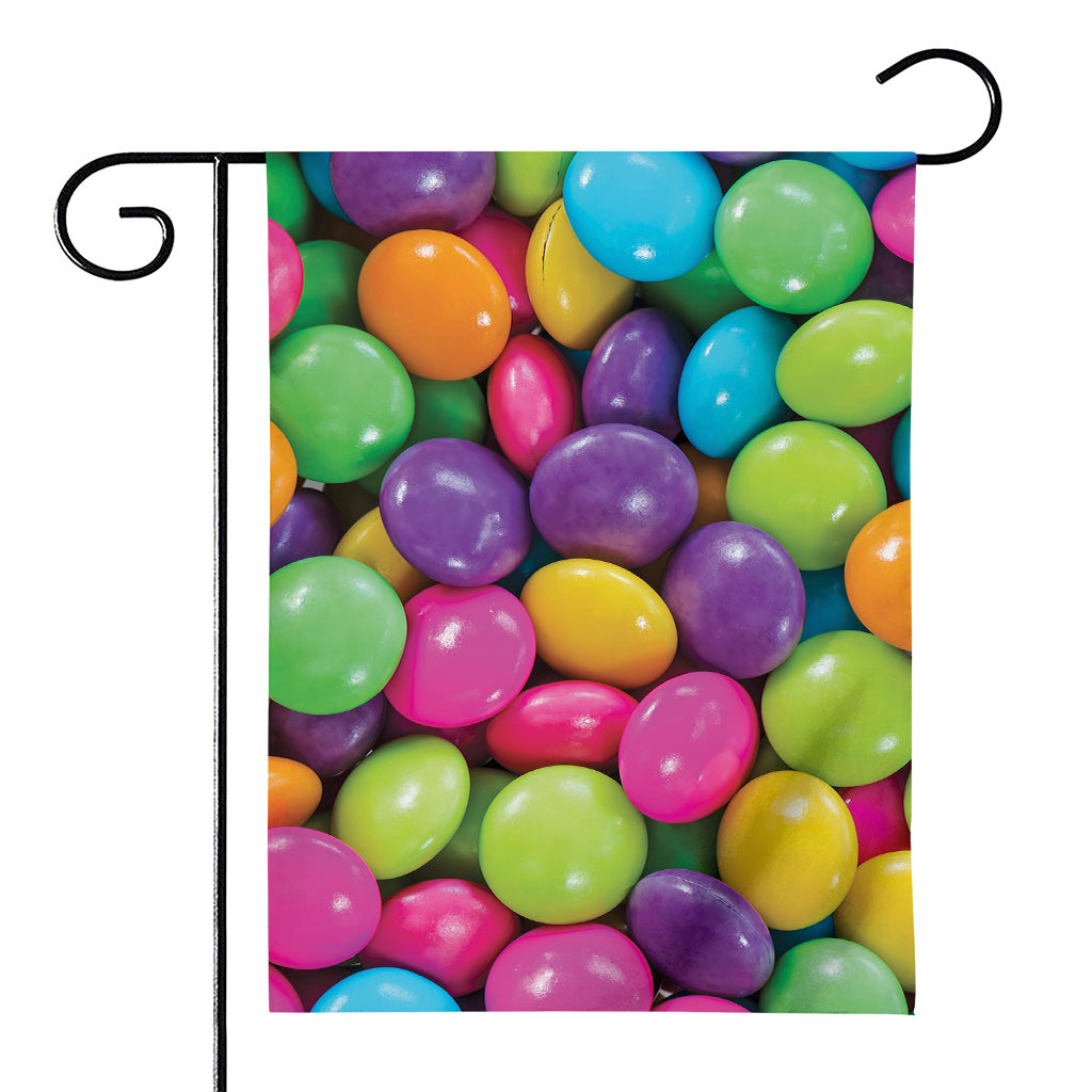 Colorful Chocolate Candy Print House Flag