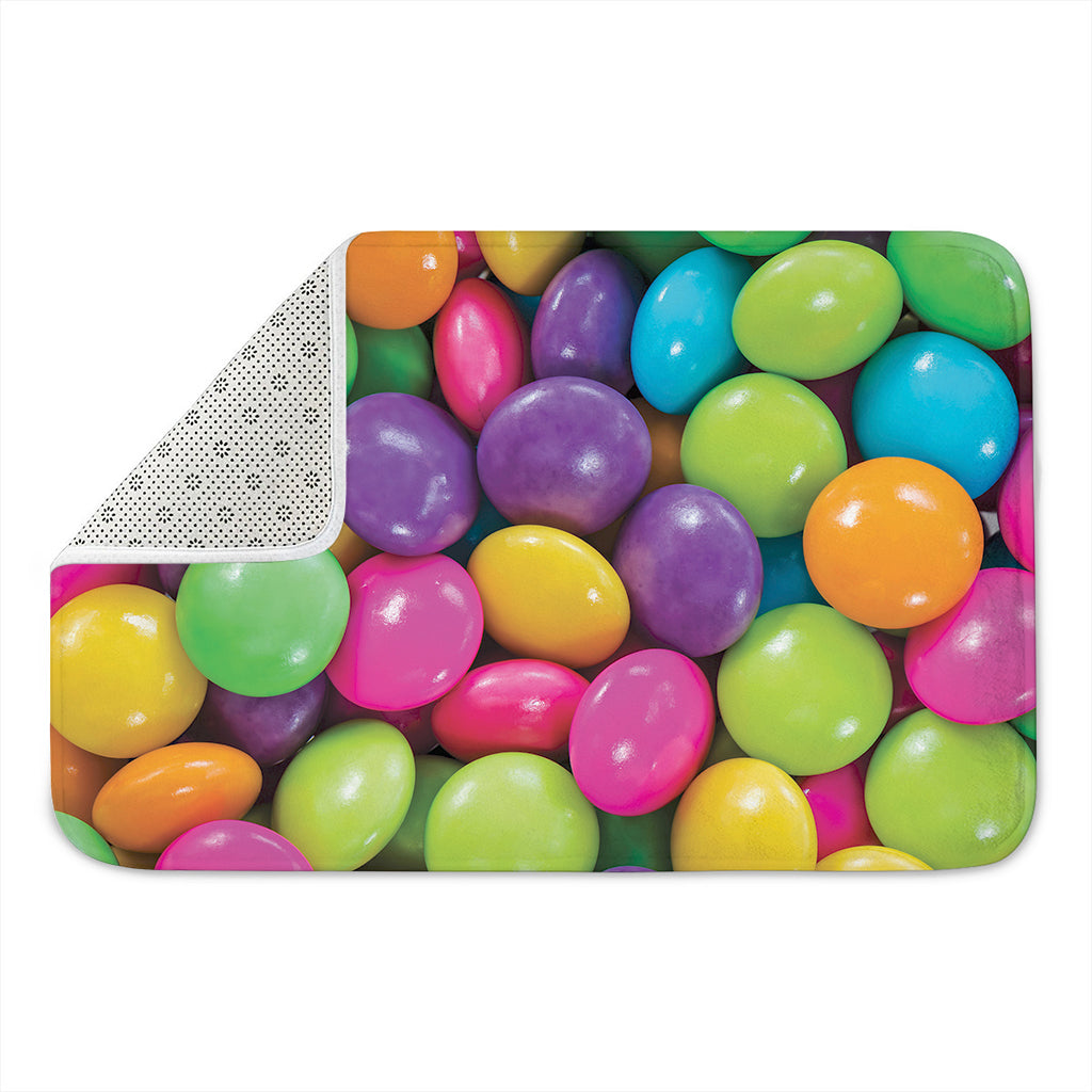 Colorful Chocolate Candy Print Indoor Door Mat