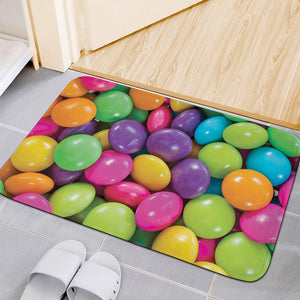 Colorful Chocolate Candy Print Indoor Door Mat