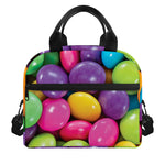 Colorful Chocolate Candy Print Insulated Lunch Bag