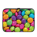 Colorful Chocolate Candy Print Laptop Sleeve