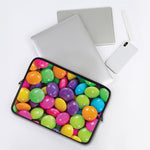 Colorful Chocolate Candy Print Laptop Sleeve