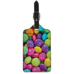 Colorful Chocolate Candy Print Luggage Tag
