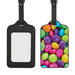 Colorful Chocolate Candy Print Luggage Tag