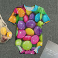 Colorful Chocolate Candy Print Men's Bodysuit