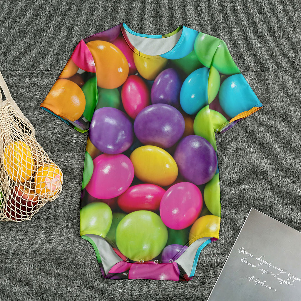 Colorful Chocolate Candy Print Men's Bodysuit