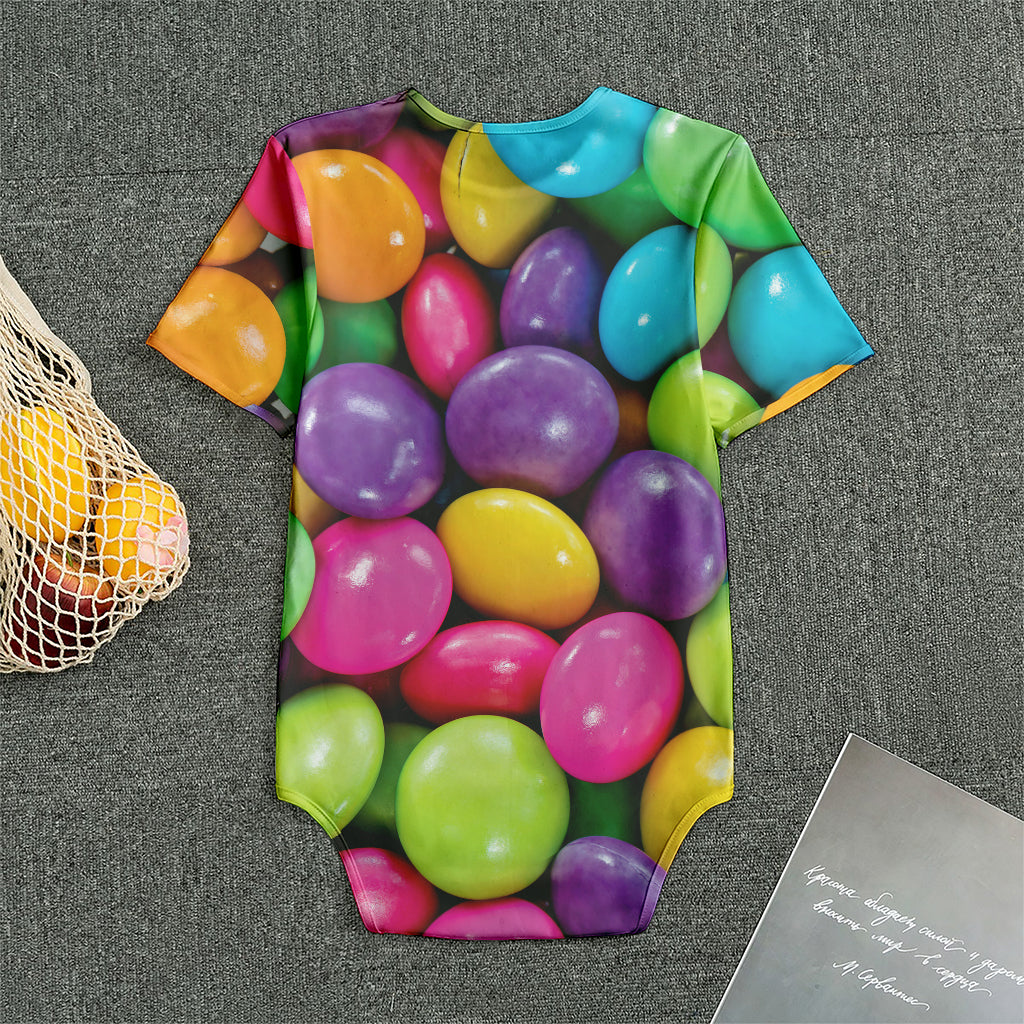 Colorful Chocolate Candy Print Men's Bodysuit