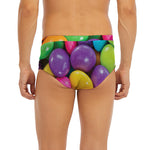Colorful Chocolate Candy Print Men's Briefs
