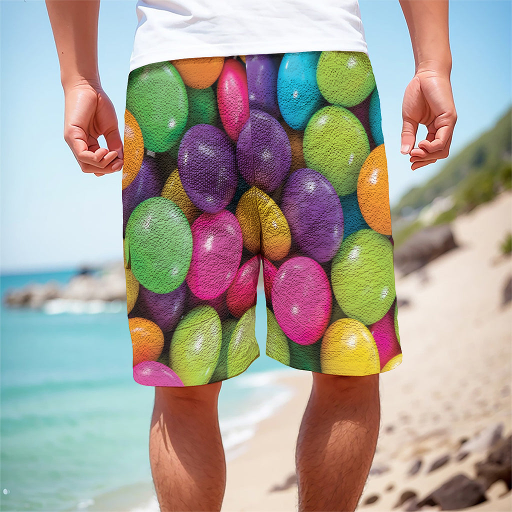 Colorful Chocolate Candy Print Men's Cargo Shorts