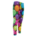 Colorful Chocolate Candy Print Men's Compression Pants