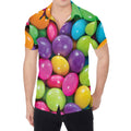 Colorful Chocolate Candy Print Men's Shirt