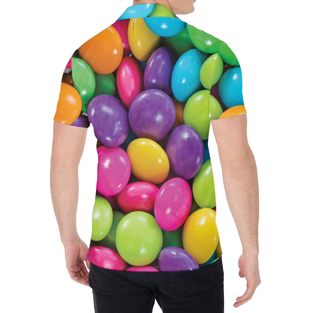 Colorful Chocolate Candy Print Men's Shirt