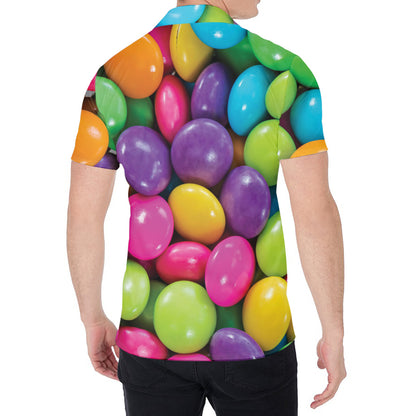 Colorful Chocolate Candy Print Men's Shirt
