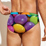 Colorful Chocolate Candy Print Men's Swim Briefs