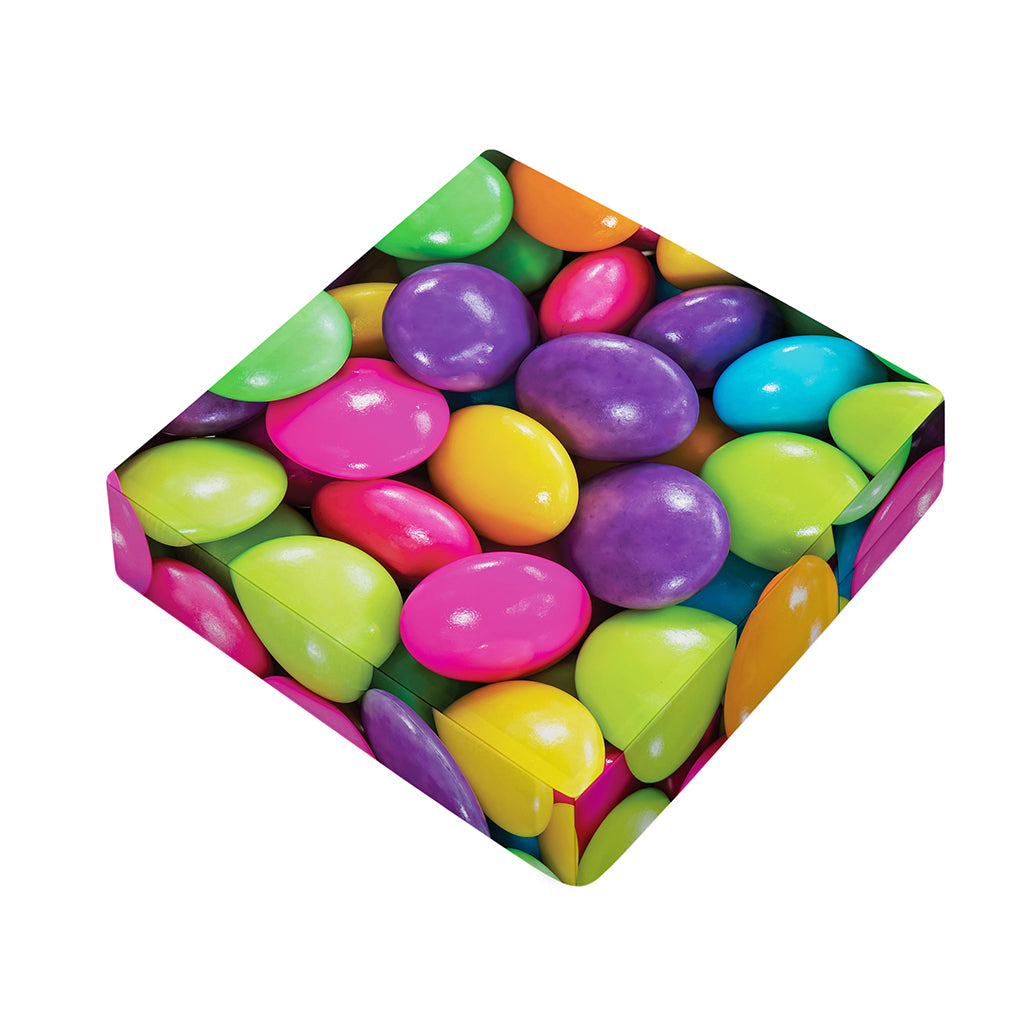Colorful Chocolate Candy Print Outdoor Seat Cushion Cover