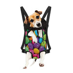 Colorful Chocolate Candy Print Pet Carrier Backpack