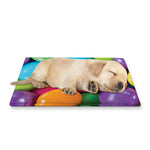 Colorful Chocolate Candy Print Pet Cooling Mat Cover