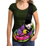 Colorful Chocolate Candy Print Pet Sling Carrier