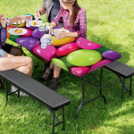 Colorful Chocolate Candy Print Picnic Table Cover