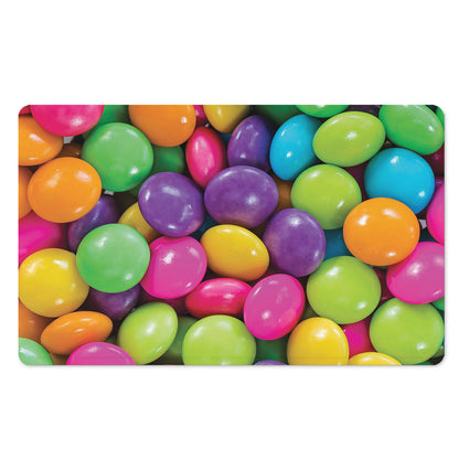 Colorful Chocolate Candy Print Polyester Doormat