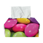 Colorful Chocolate Candy Print Rectangle Tissue Box Cover