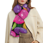 Colorful Chocolate Candy Print Scarf