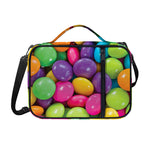 Colorful Chocolate Candy Print Shoulder Strap Bible Bag