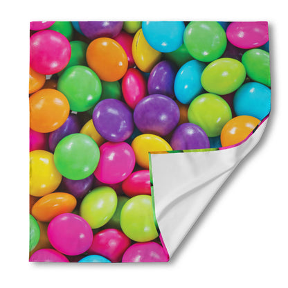 Colorful Chocolate Candy Print Silk Bandana