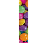 Colorful Chocolate Candy Print Table Runner