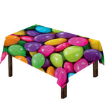 Colorful Chocolate Candy Print Tablecloth