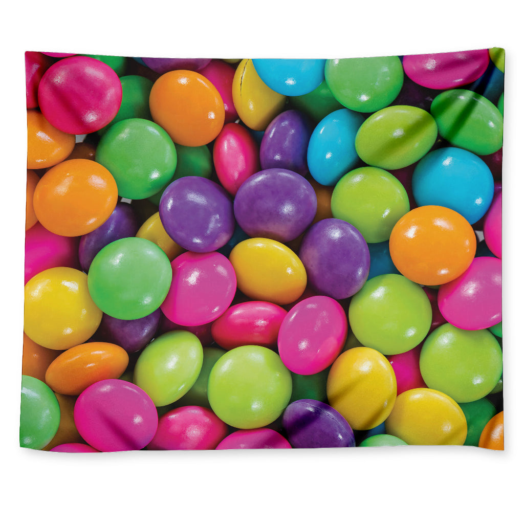 Colorful Chocolate Candy Print Tapestry