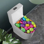 Colorful Chocolate Candy Print Toilet Lid Cover