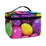 Colorful Chocolate Candy Print Travel Makeup Bag
