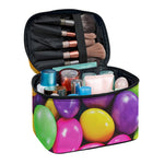 Colorful Chocolate Candy Print Travel Makeup Bag