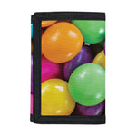 Colorful Chocolate Candy Print Trifold Wallet