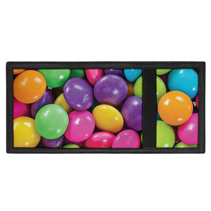 Colorful Chocolate Candy Print Trifold Wallet