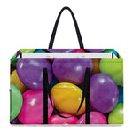 Colorful Chocolate Candy Print Utility Tote Bag