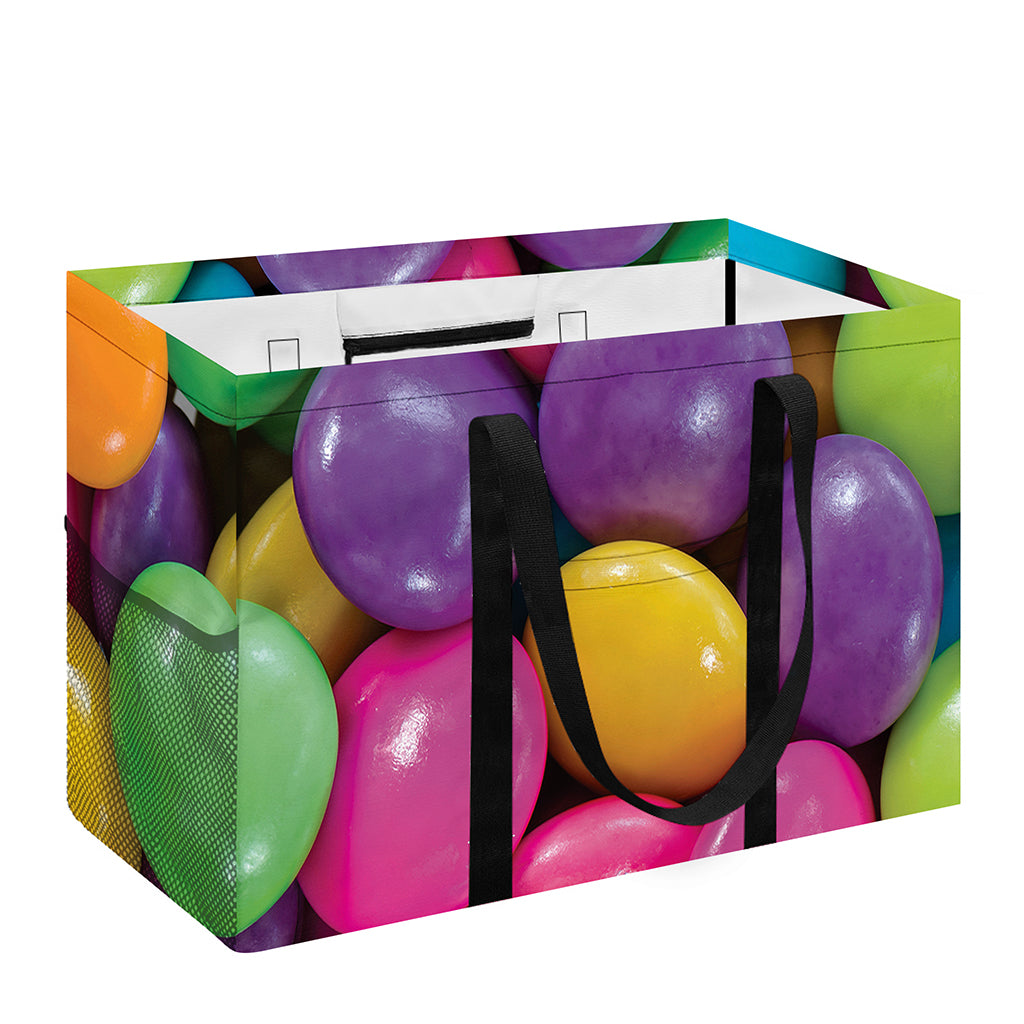 Colorful Chocolate Candy Print Utility Tote Bag