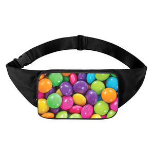 Colorful Chocolate Candy Print Waist Bag