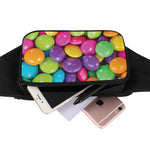 Colorful Chocolate Candy Print Waist Bag