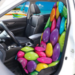 Colorful Chocolate Candy Print Waterproof Car Seat Cover