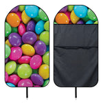 Colorful Chocolate Candy Print Waterproof Car Seat Cover
