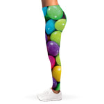 Colorful Chocolate Candy Print Women's Leggings