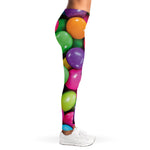 Colorful Chocolate Candy Print Women's Leggings