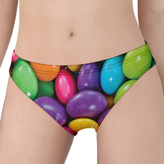 Colorful Chocolate Candy Print Women's Panties
