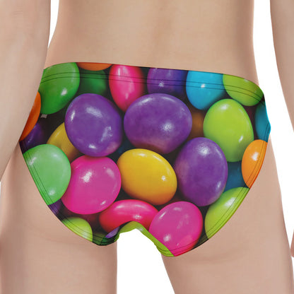Colorful Chocolate Candy Print Women's Panties