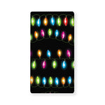 Colorful Christmas Lights Print Baby Crib Sheet