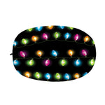Colorful Christmas Lights Print Car Side Mirror Covers